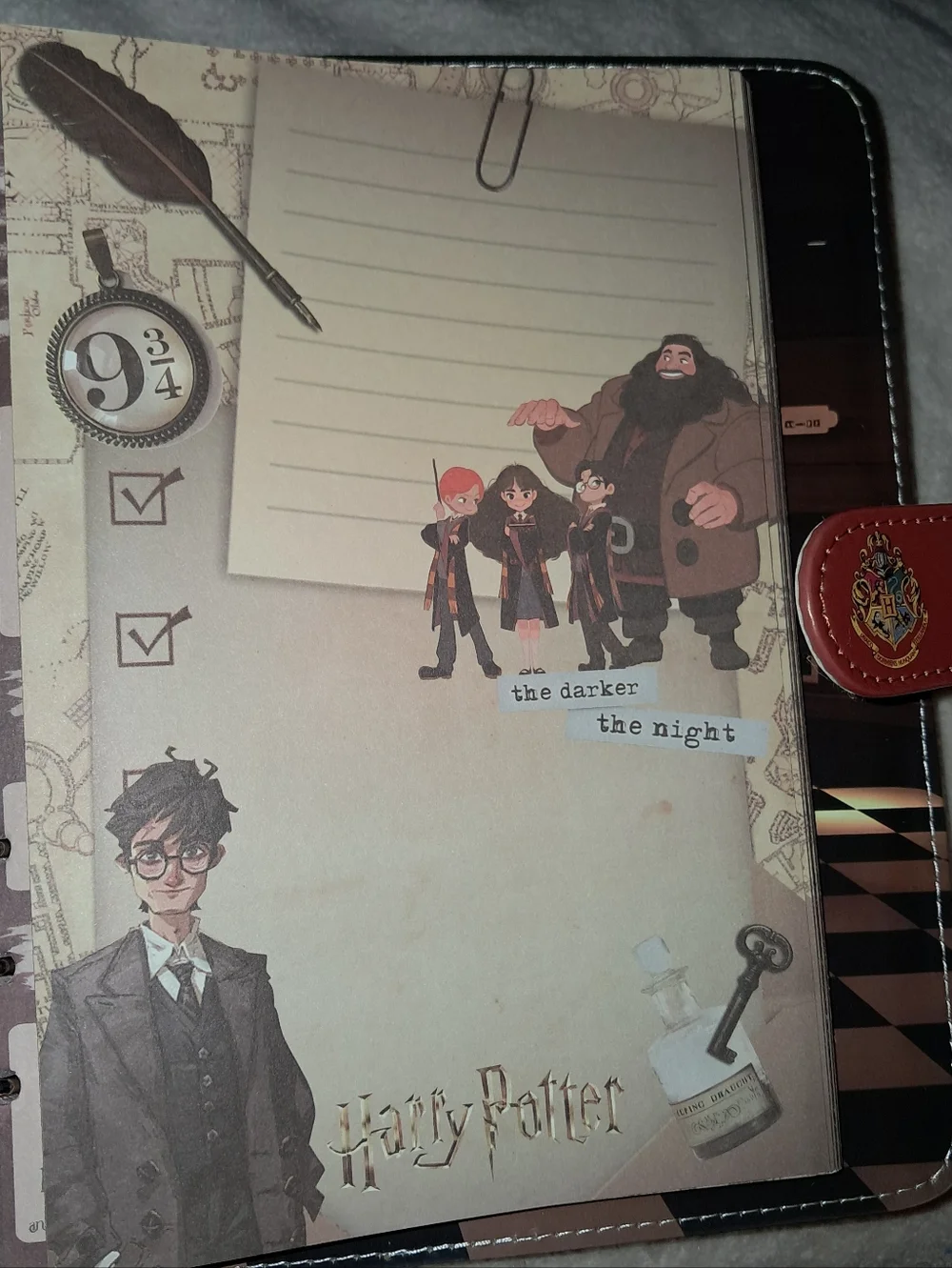 New! A5 Harry Potter Binder Notebook